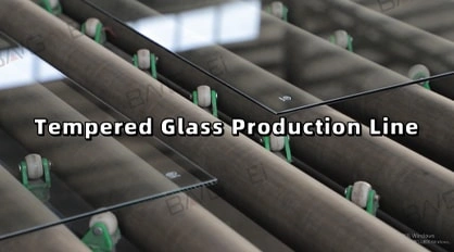Линия по производству закаленного стекла