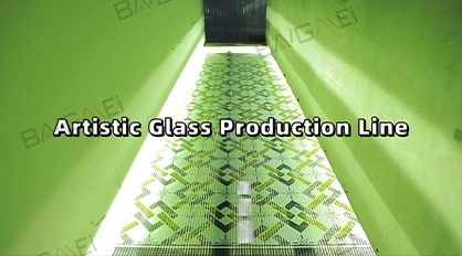 Линия по производству кислотно-травленого стекла